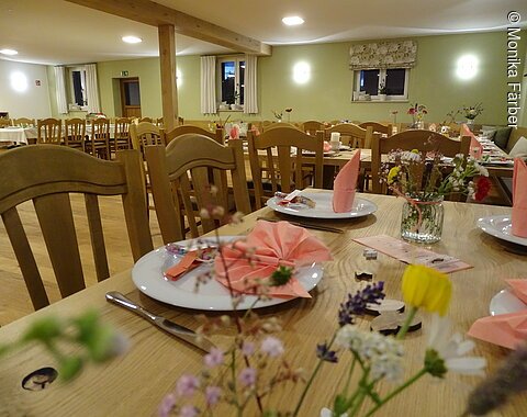 Gastraum Bergschreinerhof Wolferstadt