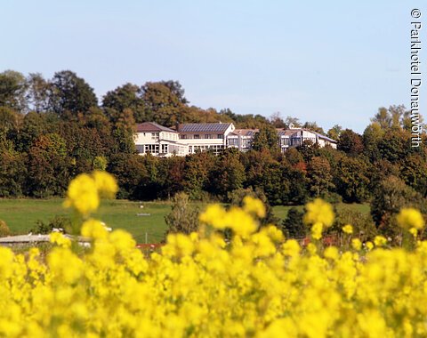 Sicht auf Parkhotel Außenansicht Parkhotel Donauwörth