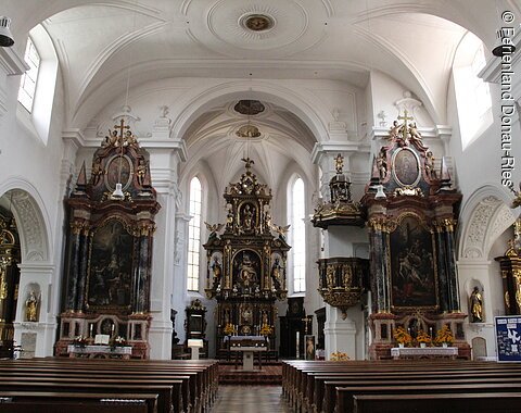 Innenansicht St. Emmeram Wemding