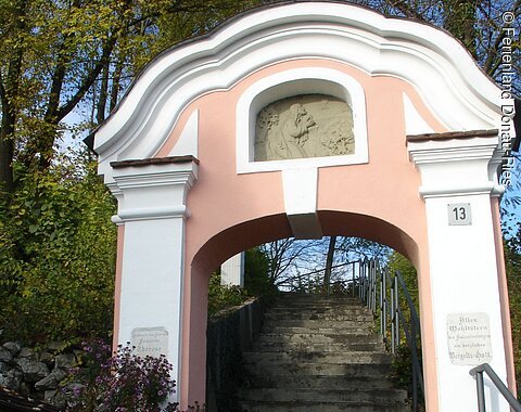 Kalvarienberg-Aufgang in Wörnitzstein