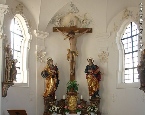 Kreuzigungsgruppe Kalvarienbergkapelle Wörnitzstein