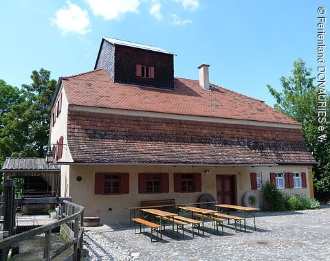 Klostermühlenmuseum Blick auf das Klostermühlenmuseum in Thierhaupten.
