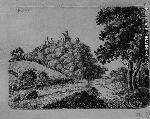 Ein alter Stich der St. Hippolyt-Kapelle