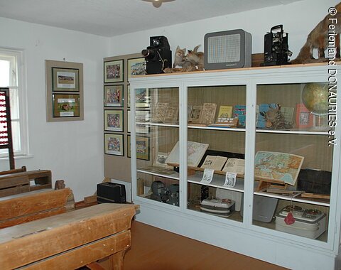 Blick in die Schule im Heimatmuseum in Holzheim