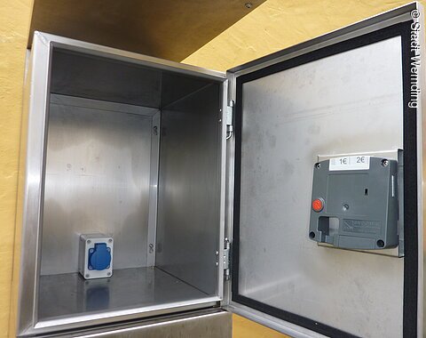 Die e bike Ladestation in wemding