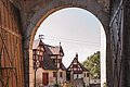 Blick ins Burgtor von Schloss Harburg