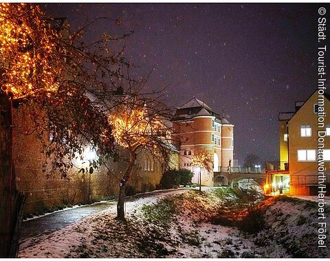 Donauwörth - Onkel-Ludwig-Anlage im Winter