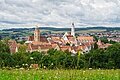 Donauwörth - Blick vom Schellenberg auf die historische Altstadt