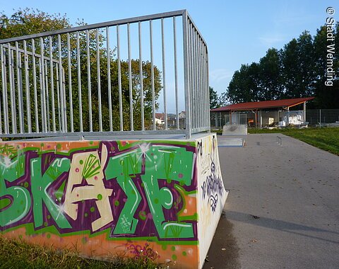 Der Skaterplatz von Wemding