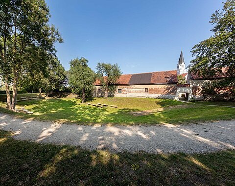 Parkanlage in der Rainer Innenstadt