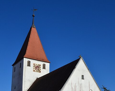 St. Nikolauskirche zu Dornstadt von Nordwesten St. Nikolauskirche zu Dornstadt von Nordwesten