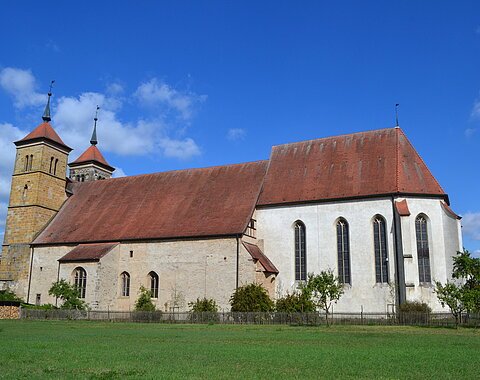 Ehemalige Klosterkirche Auhausen von Süden