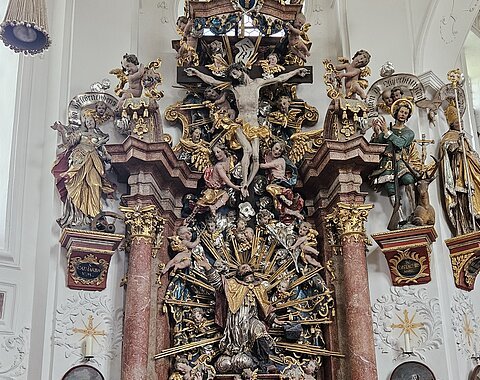 Linker Seitenaltar Herrgottsruhkapelle