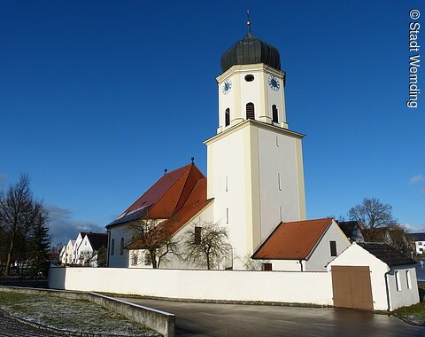 Katholische Filialkirche St. Alba von außen