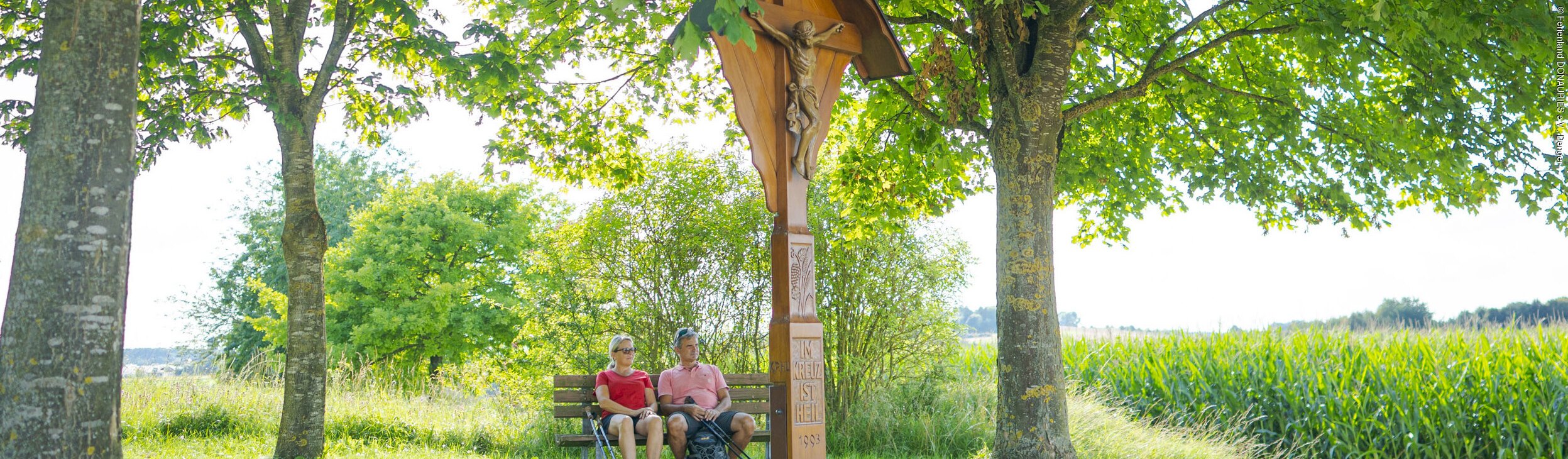 Ruhepause am Geotop Lehrpfad Klosterberg