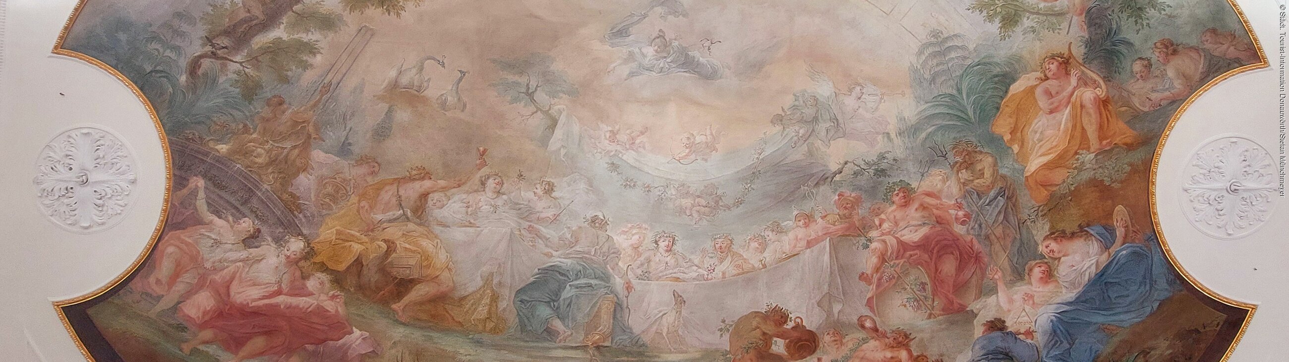 Donauwörth - Dekenfresko "Das Göttermahl" von Johann Baptist Enderle