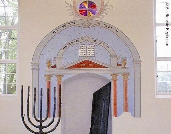 Innenansicht der ehemaligen Synagoge in Bopfingen-Oberdorf
